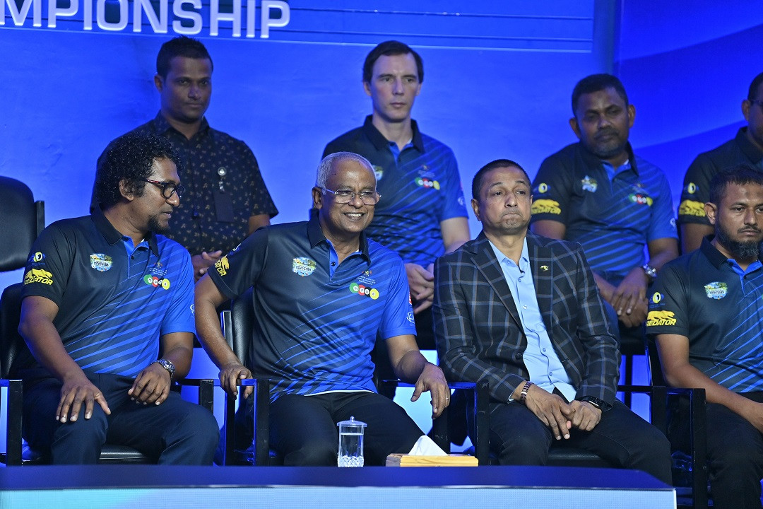 President Ibrahim Mohamed Solih has attended the closing ceremony of the Maldives Open 2023, 10-Ball Championship