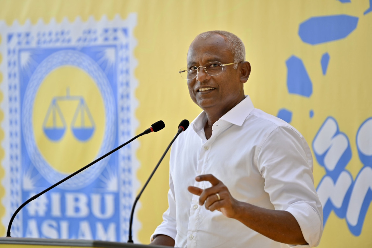 ރައީސް ޞާލިހު އޮޅުވެލިފުށީގައި ވާހަކަފުޅުދައްކަވަނީ