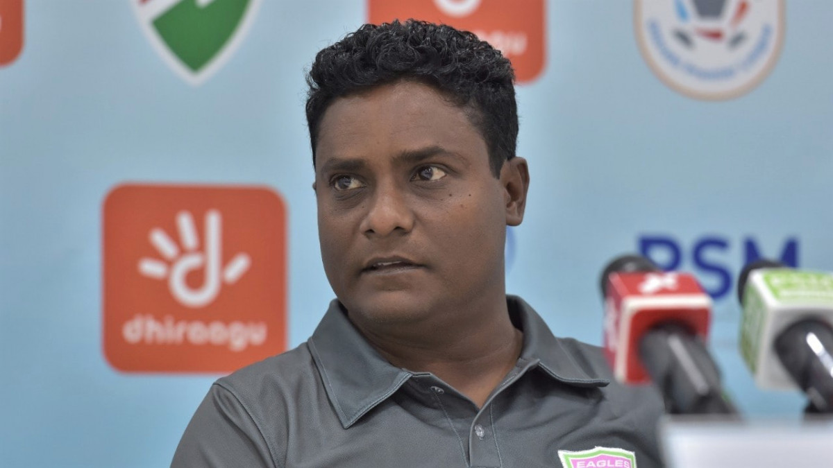 ކުލަބު އީގަލްސްގެ ކޯޗު މުޙައްމަދު ޝާޒްލީ (ޝާޒް)