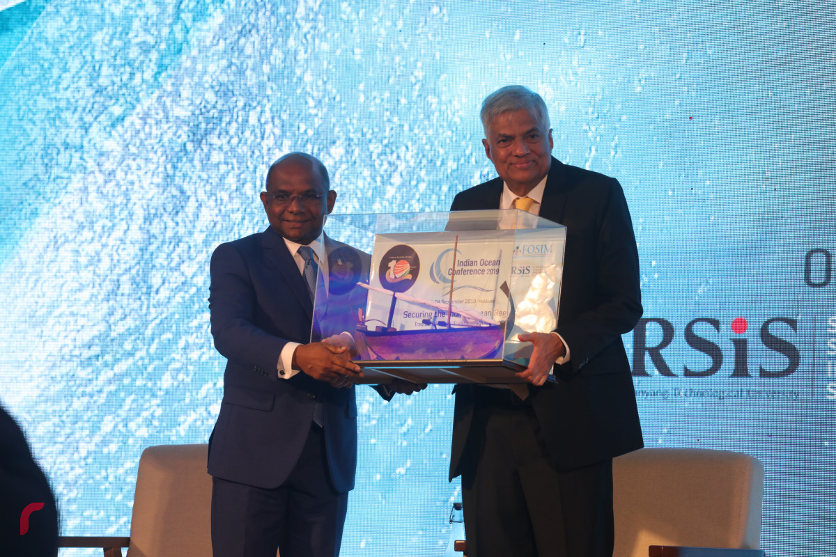 03 ސެޕްޓެމްބަރ 2019 | 4 ވަނަ ސައުތް އޭޝިއަން ކޮންފަރެންސް ފެށުމުގެ ގޮތުން ޕެރެޑައިޒް އައިލެންޑް ރިސޯޓުގައި ބޭއްވި ޖަލްސާގެ ތެރެއިން -- ފޮޓޯ: ޝުއައިބް މުހައްމަދު