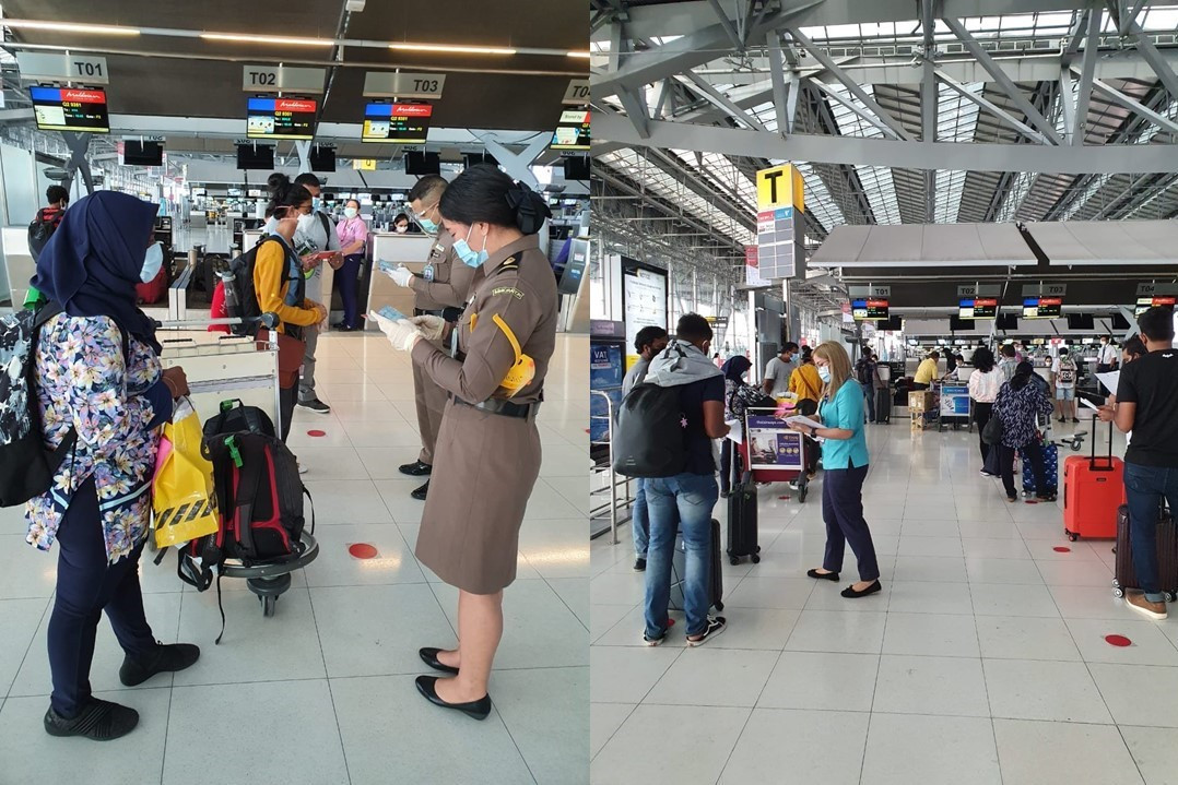 ރާއްޖެއައި ދިވެހިން ތައިލެންޑްގެ ބެންކޮކް އެއަރޕޯޓުގައި؛ މި މަސައްކަތަށް މަސް ދުވަސް ނެގި