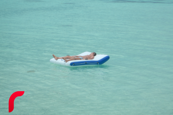 A tourist sunbathing (file photo)