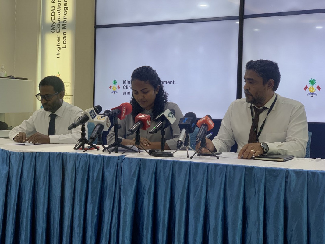 އެންވަޔަރަންމެންޓް މިނިސްޓްރީގެ ޕްރެސް ކޮންފަރެންސް