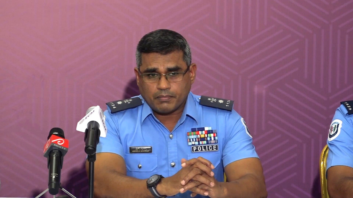 މަޖިލިސް އިންތިހާބުގެ އޮޕަރޭޝަން ކޮމާންޑަރ، ޗީފް ސުޕްރިންޓެންޑެންޓް އޮފް ޕޮލިސް ޢަބްދުﷲ ޝަރީފް