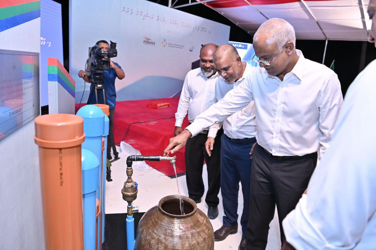 ރައީސް ފ. މަގޫދޫ ފެނާއި ނަރުދަމާގެ ނިޒާމު އިފްތިތާހުކޮށްދެއްވަނީ