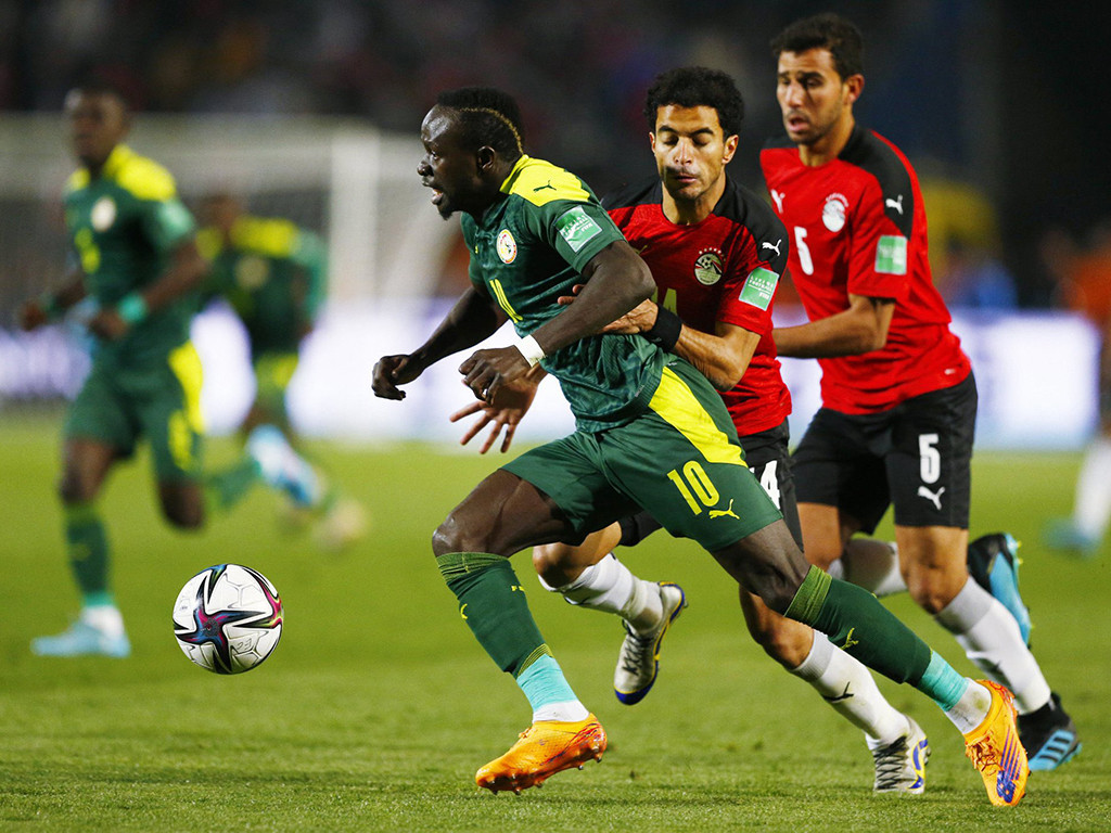 ސެނެގާލްއާއި މިޞްރު ވާދަކުރި މެޗުގެ ތެރެއިން: ފޮޓޯ-ފުޓްބޯލް ސެނެގާލް