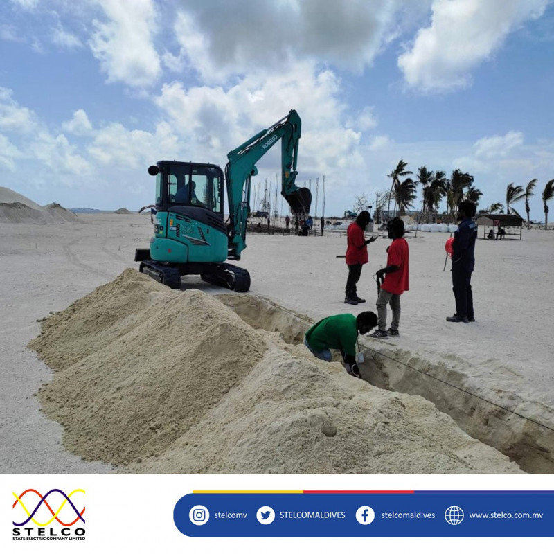 ކުޑަގިރި ޕިކްނިކް އައިލެންޑްގައި ކަރަންޓު ވިއުގަ އެޅުމުގެ މަސައްކަތް ކުރިޔަށްދަނީ