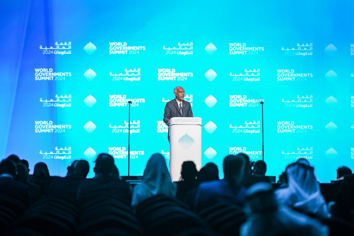 President Muizzu attended the World Governments Summit 2024 on Tuesday