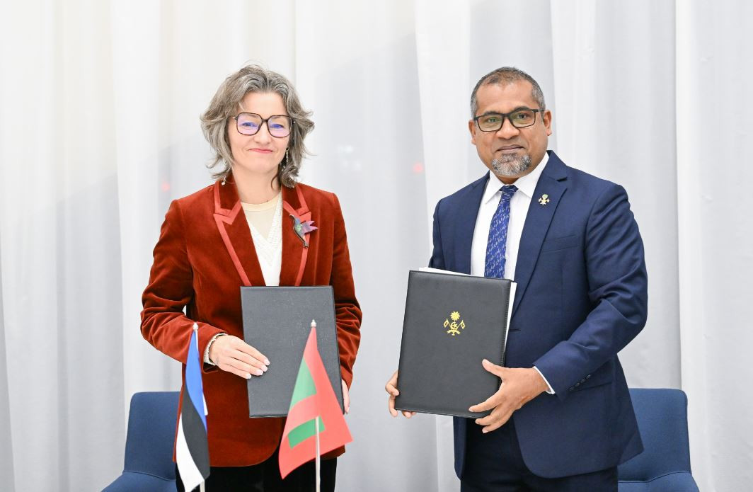Minister Abdulla Khaleel signed the MoU on Monday