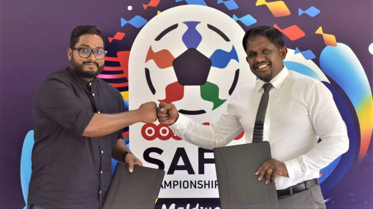 Ooredoo signed on as the title sponsor of the 13th SAFF Championship on Monday afternoon