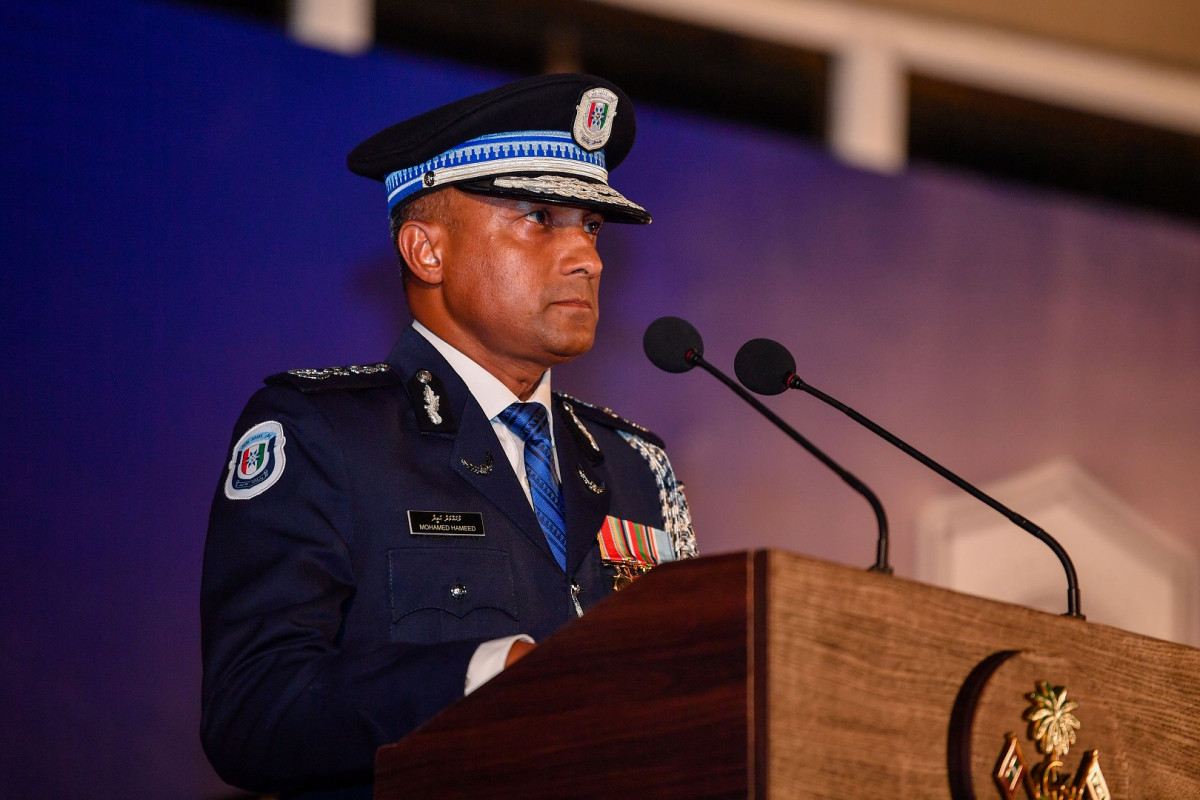 Commissioner of Police Mohamed Hameed