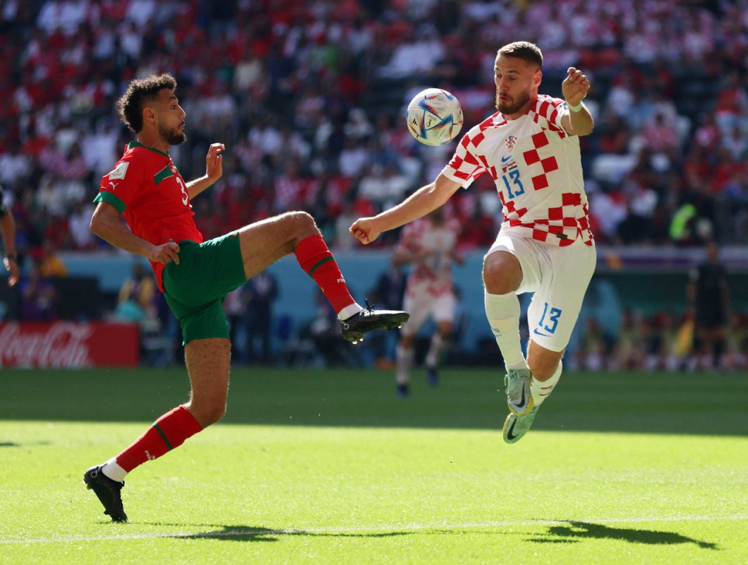 ކްރޮއޭޝިޔާއާއި މޮރޮކޯ ކުޅުނު މެޗުގެ ތެރެއިން  - ފޮޓޯ: ރޮއިޓާސް 