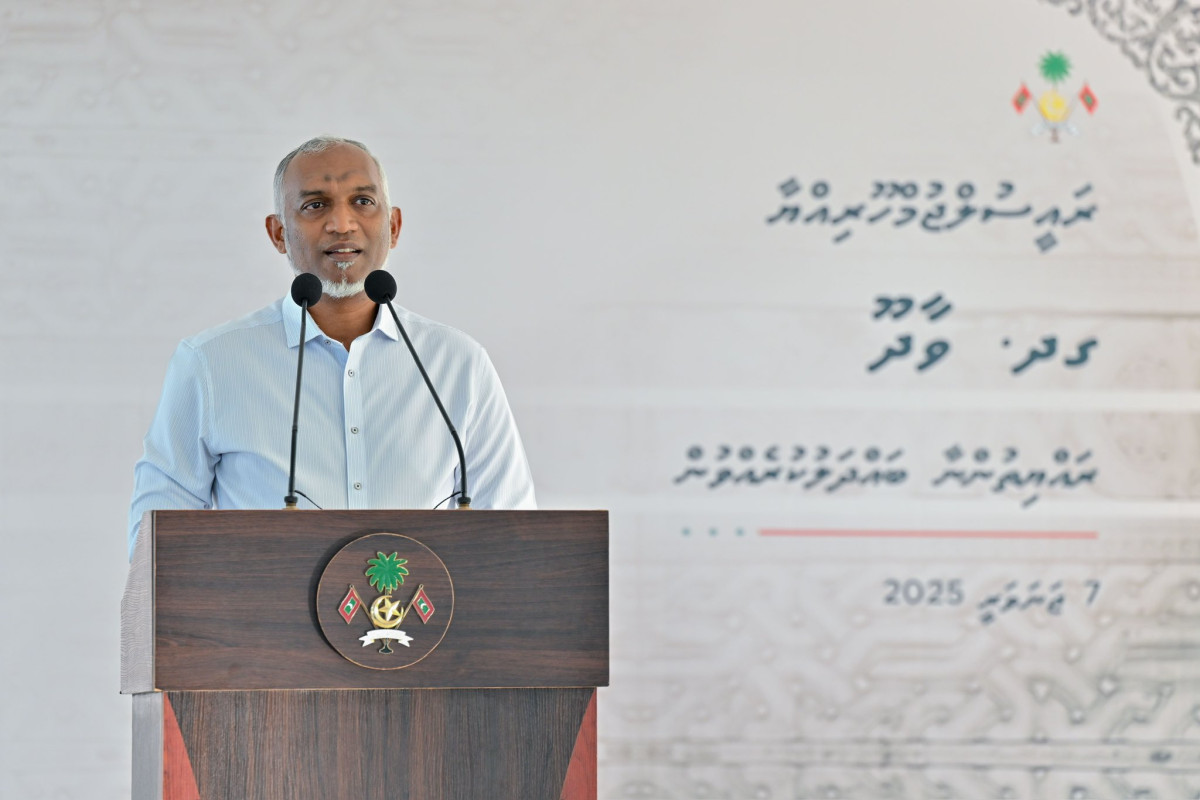 ގދ. ވާދޫ ރައްޔިތުންނާއި ބައްދަލުކުރައްވާ ރައީސް ވާހަކަފުޅުދައްކަވަނީ