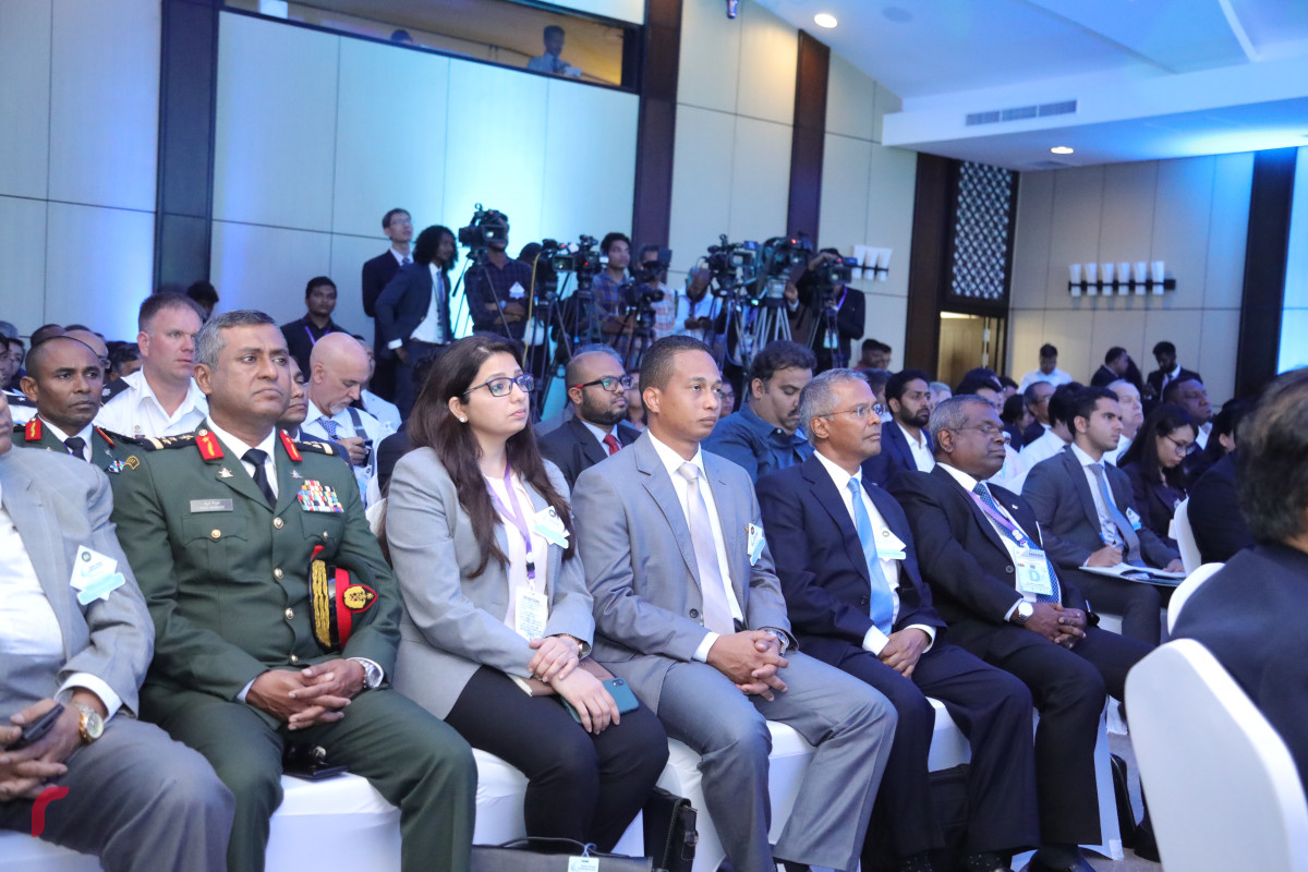 03 ސެޕްޓެމްބަރ 2019 | 4 ވަނަ ސައުތް އޭޝިއަން ކޮންފަރެންސް ފެށުމުގެ ގޮތުން ޕެރެޑައިޒް އައިލެންޑް ރިސޯޓުގައި ބޭއްވި ޖަލްސާގެ ތެރެއިން -- ފޮޓޯ: ޝުއައިބް މުހައްމަދު