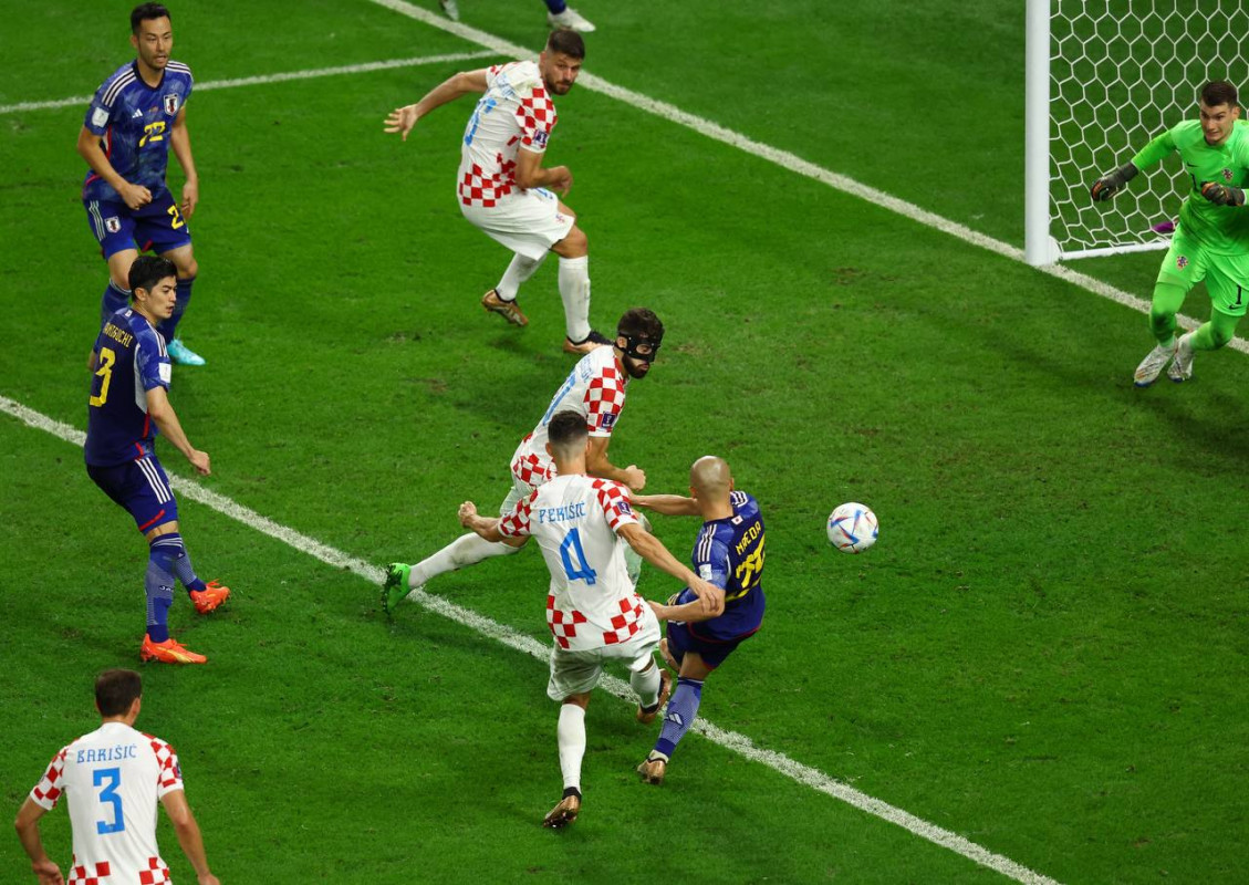 ޖަޕާން އަދި ކްރޮއޭޝިއާ ބައްދަލު ކުރި މެޗުގެ ތެރެއިން - ފޮޓޯ/ ރޮއިޓާސް