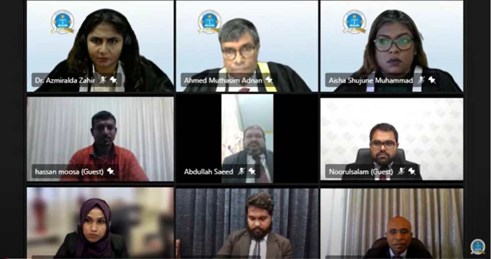 ސުޕްރީމް ކޯޓުގައި މިއަދު ކުރިއަށް ދިޔަ އަޑުއެހުމުގެ ތެރެއިން