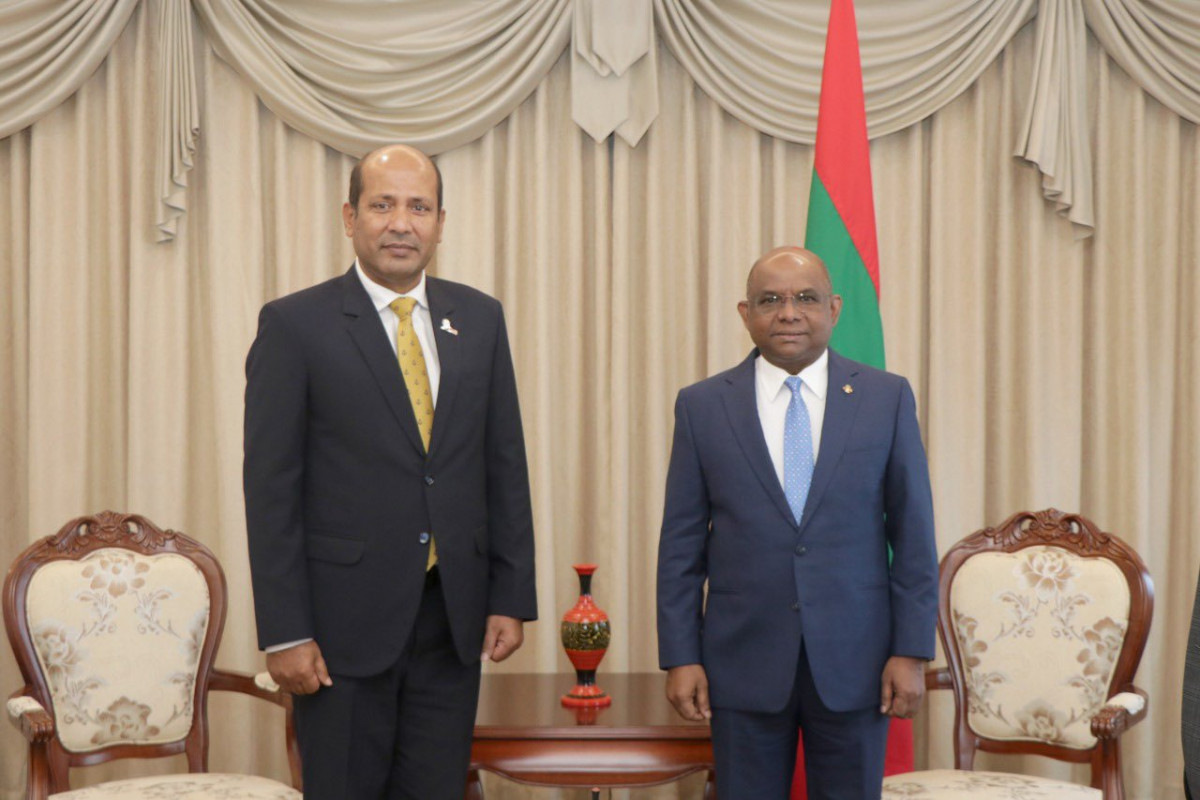 New High Commissioner of Bangladesh to Maldives called on Minister of Foreign Affairs Abdulla Shahid on Monday
