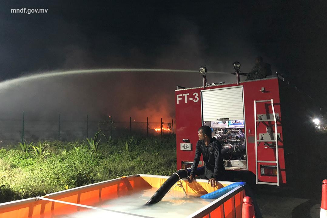 ހިތަދޫ ކުނިގޮނޑު ދުން އެރުން ކޮންޓްރޯލްކުރުމުގެ މަސައްކަތްކުރަނީ