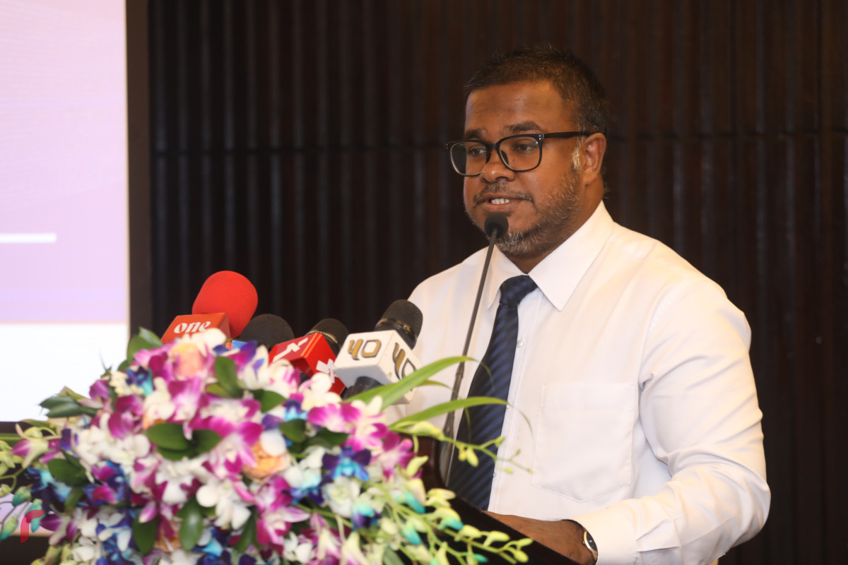 10 ޖޫން 2019 --ސާކް ކައުންސިލް އޮފް އެކްސްޕަރޓްސް އޮފް އެނާރޖީ ރެގިއުލޭޓަރސްގެ 4 ވަނަ ބައްދަލުވުން، މި ބައްދަލުވުން ޝަރަފްވެރި ކޮށްދެއްވީ އިކޮނޮމިކް މިނިސްޓަރ ފައްޔާޒް އިސްމާއިލް-- ފޮޓޯ: ޝުއައިބް މުހައްމަދު