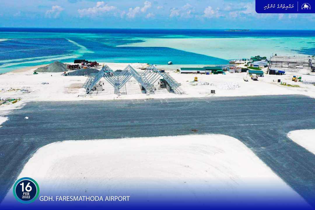 ފަރެސްމާތޮޑާގެ އެއާރޕޯރޓް ތަރައްގީކުރުމުގެ މަސައްކަތް ކުރިއަށްދަނީ