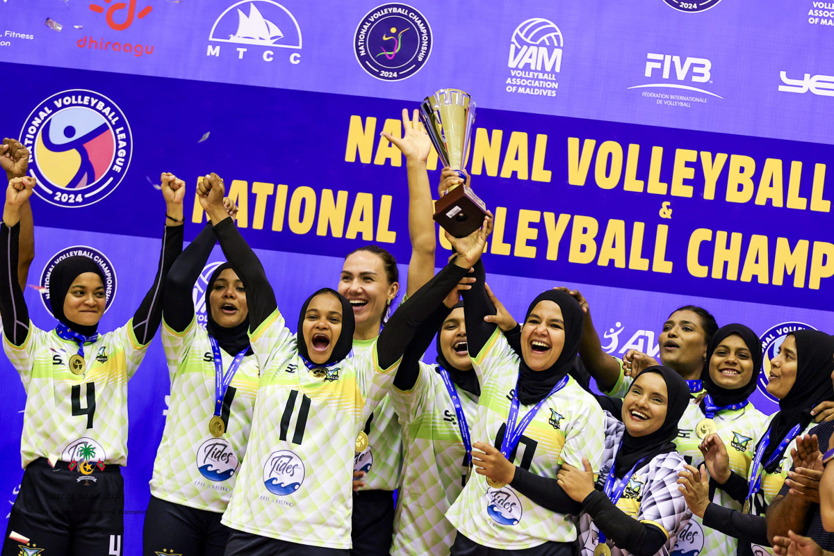 ޤައުމީ ވޮލީ ލީގު ކާމިޔާބު ކުރި ވެމްކޯ އިން ލީގުގެ ތަށި އުފުލާލަނީ