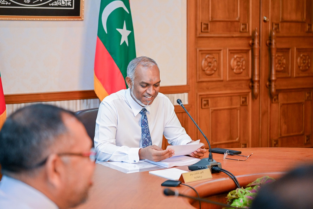 ރައީސް ޑރ މުޙައްމަދު މުއިއްޒުގެ ކެބިނެޓު ބައްދަލުވުމެއްގެ ތެރެއިން