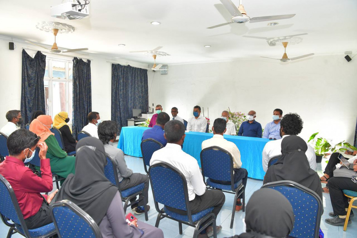 Vice President meets with Vaikaradhoo Island Council and WDC: Councillors express gratitude, highlighting initiation of 16 developmental projects