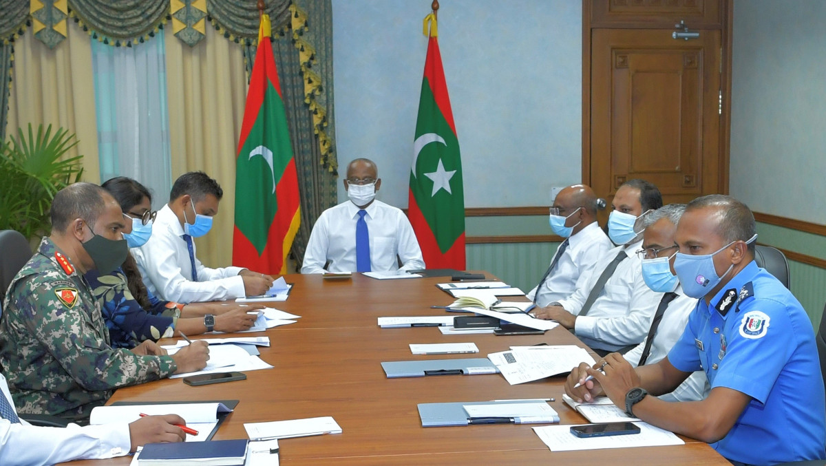 އިންކުއަރީ ރިޕޯޓާ ގުޅޭގޮތުން މަޝްވަރާކުރެއްވުމަށް ރައީސް ޞާލިހް ނެޝަނަލް ސެކިއުރިޓީ ކައުންސިލާ ބައްދަލުކުރައްވަނީ