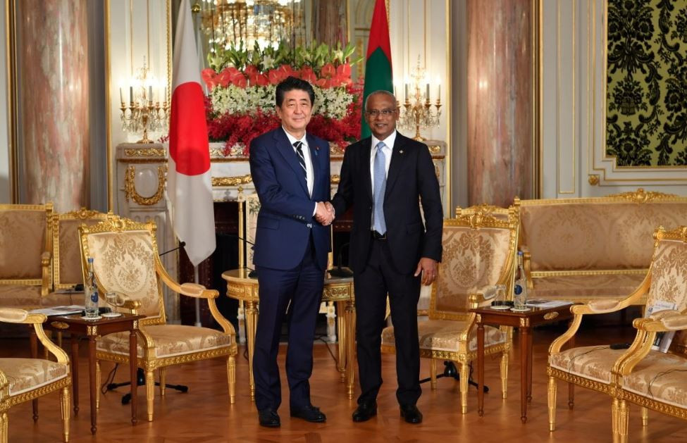 ރައީސް ސޯލިހު އާއި ޝިންޒޯ އަބޭ