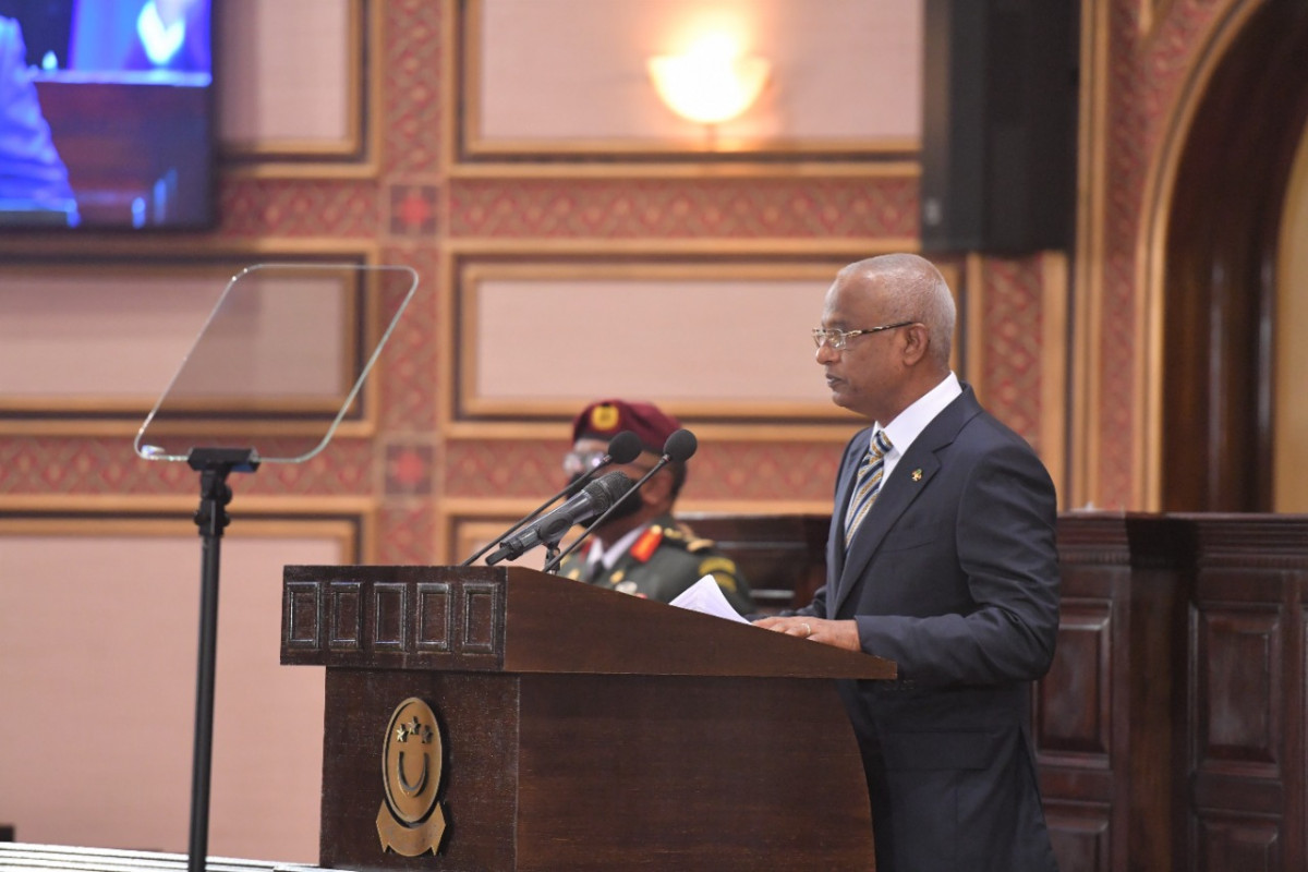 ރައީސުލްޖުމްހޫރިއްޔާ ރިޔާސީ ބަޔާން އިއްވަވަނީ