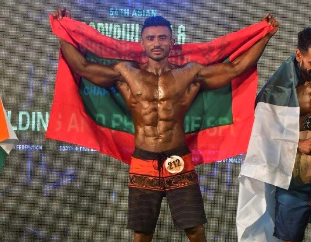 މުބާރާތުގައި ރަން މެޑަލް ހޯދި ރާއްޖޭގެ އަޒްނީން ރަޝާދު