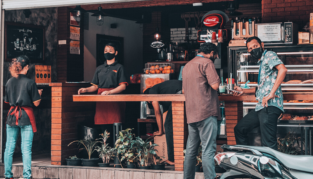 ރާއްޖޭގެ ވެރިރަށް މާލެ ސިޓީގައި ހިންގާ ރެސްތޯރަންޓެއްގެ ބޭރުން ނަގާފައިވާ ފޮޓޯއެއް.