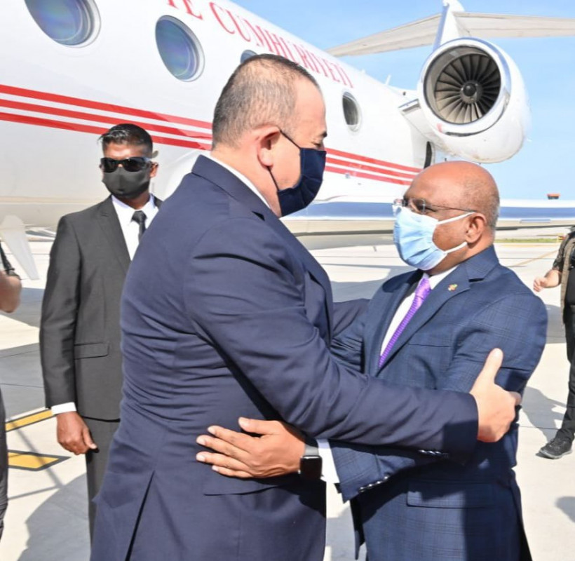 Minister of Foreign Affairs of the Republic of Türkiye arrived in the Maldives on an official visit on January 28