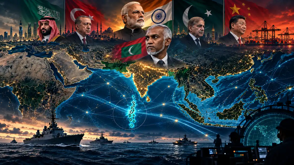 The Maldives between power blocs; security, influence and the Indian ocean.