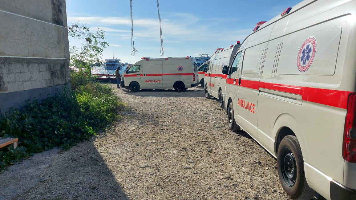 ރަށްތަކަށް މީގެކުރިން ފޮނުވި އެމްބިއުލާންސްތައް