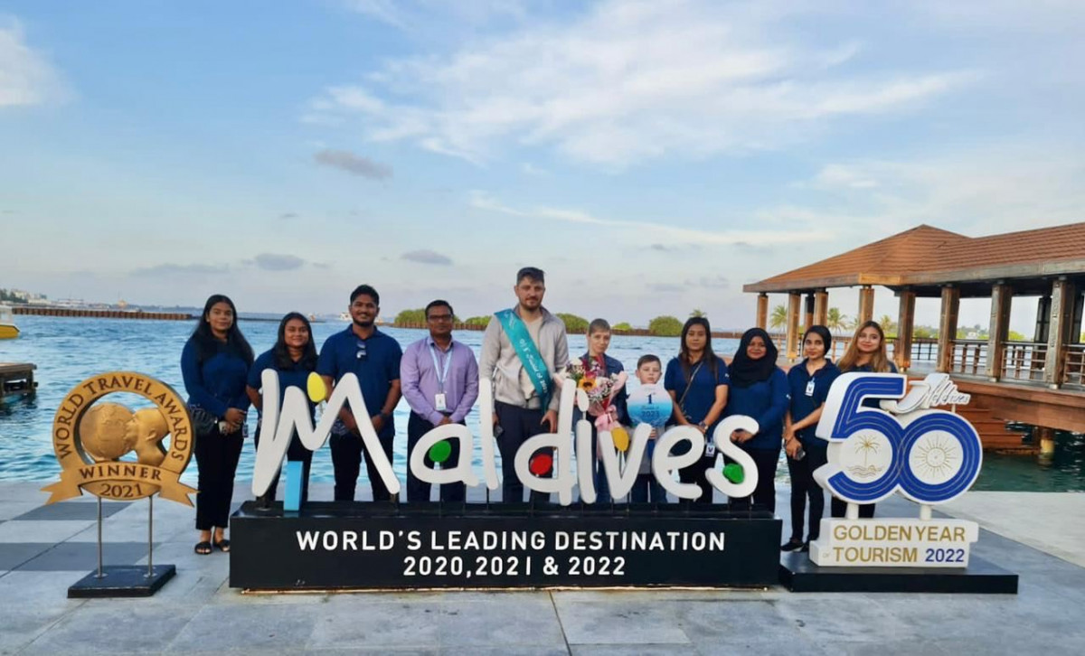 Maldives welcoming the first tourist of the year, back in January
