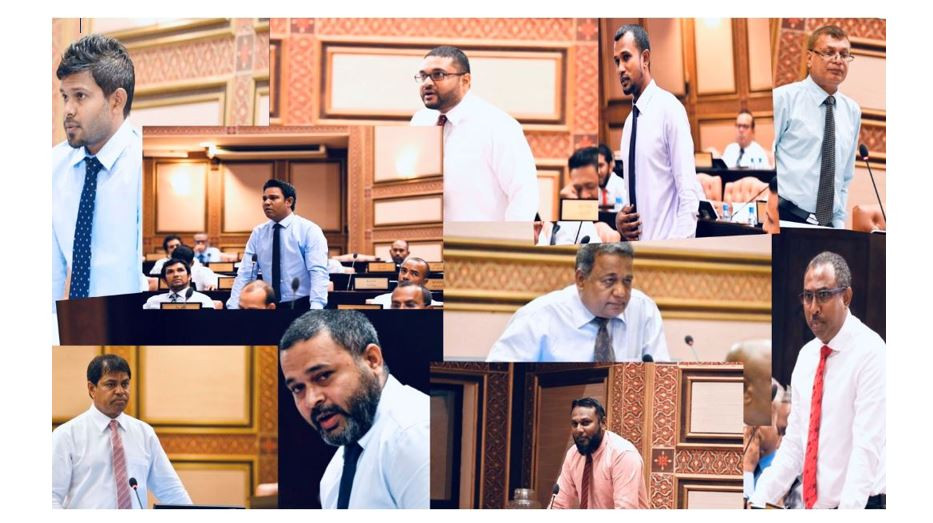 19 ވަނަ ރައްޔިތުންގެ މަޖިލީހުގެ މެމްބަރުންގެ ތެރެއިން އެމްއެމްޕީއާރްސީ ލިސްޓުގައި ހިމެނިފައިވާ ބޭފުޅުން