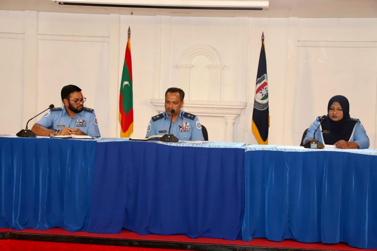 The police held a press briefing on Thursday evening
