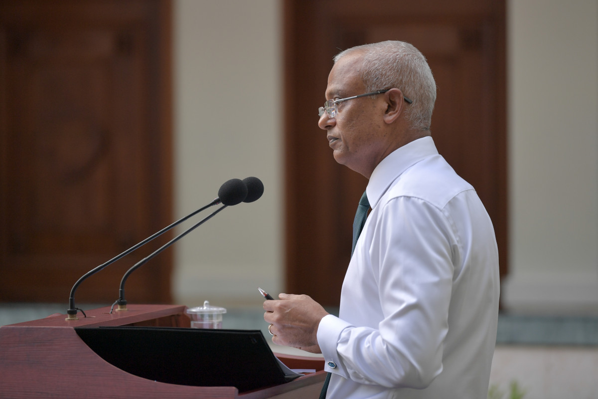 ރައީސުލްޖުމްހޫރިއްޔާ ބޭއްވެވި ނޫސްވެރިންގެ ބައްދަލުވުމުގެ ތެރެއިން -- ފޮޓޯ: ރައީސް އޮފީސް