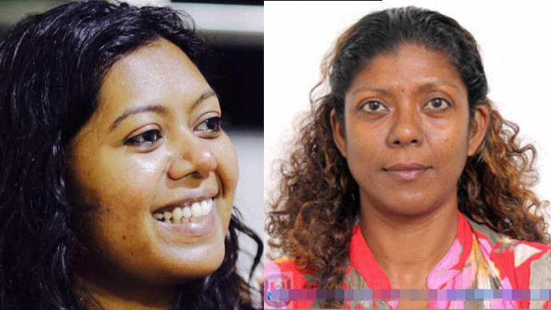 އެމްޑީއެންގެ ރިޕޯޓުގެ މައްސަލައިގައި ފުލުހުން ޗިޓް ފޮނުވި އަޒްރާ (ކ) އަދި ޝަހިންދާ (ވ)