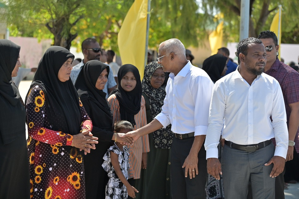 ރައީސް ސާލިހު ށ. ކޮމަންޑޫއަށް ވަޑައިގަތުން