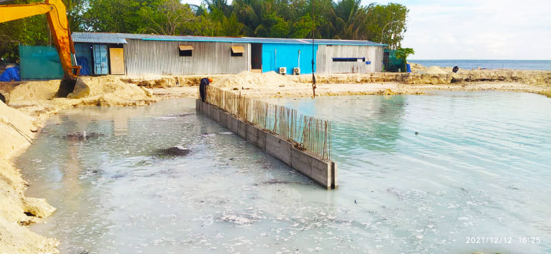 އދ.ހަންޏާމީދޫ ބަނދަރުގެ މަސައްކަތް ކުރިއަށްދަނީ