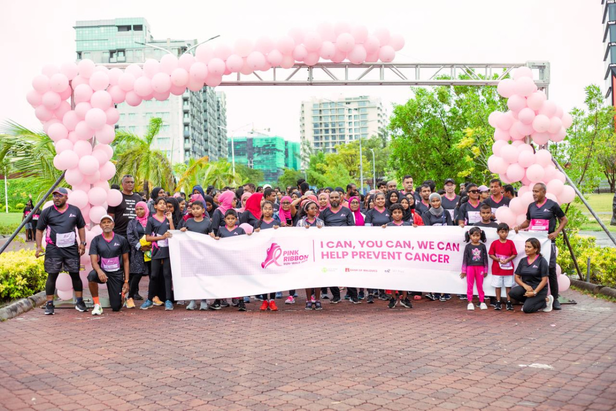 Bank of Maldives supports the ‘Pink Ribbon Run Walk’ to raise cancer awareness