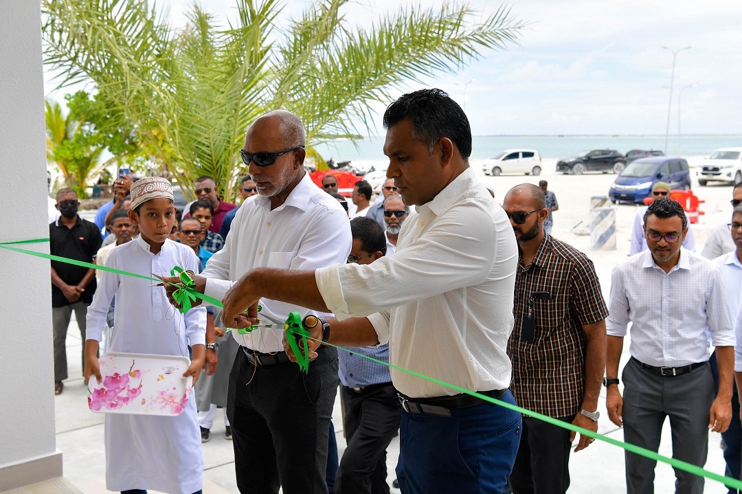Vice President Faisal Naseem officially inaugurates the "Masjid al-Walidain"