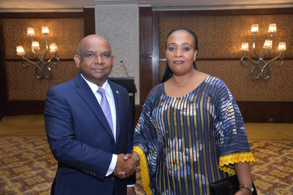 FM Shahid met Non-Resident High Commissioners and Ambassadors accredited to the Maldives based in New Delhi