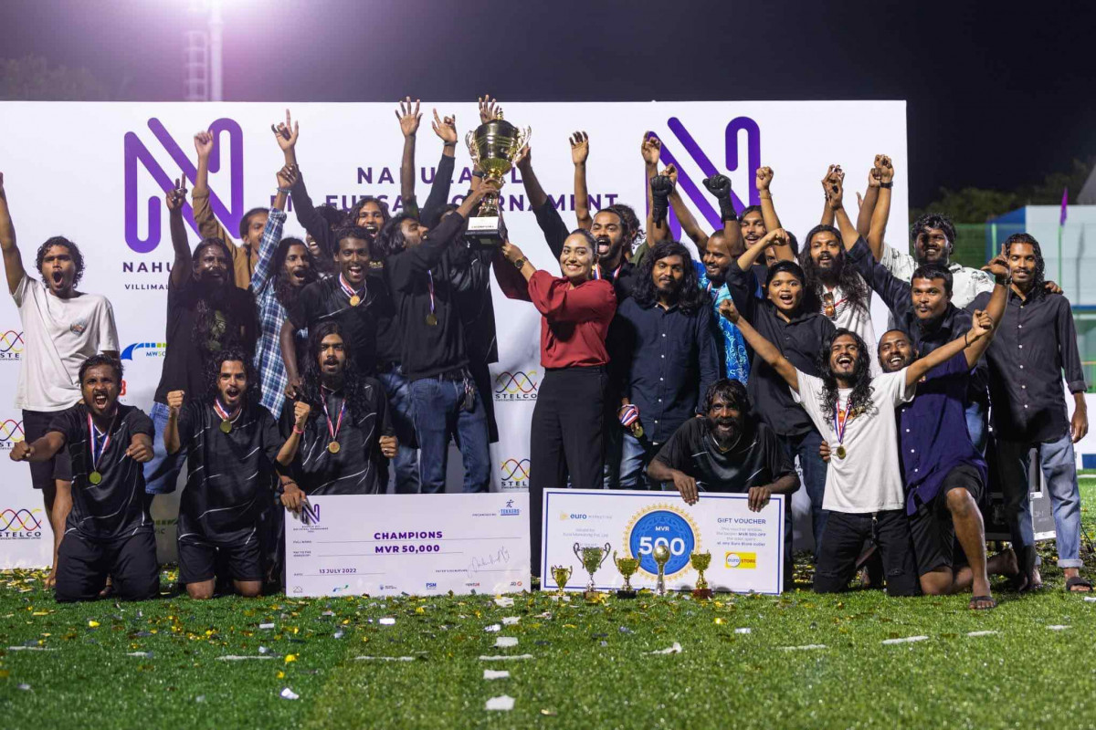 މުބާރާތުގެ ޗެމްޕިއަންކަން ހޯދި ދަ ފުޓްސަލް ޓައުން (ޓީއެފްޓީ)