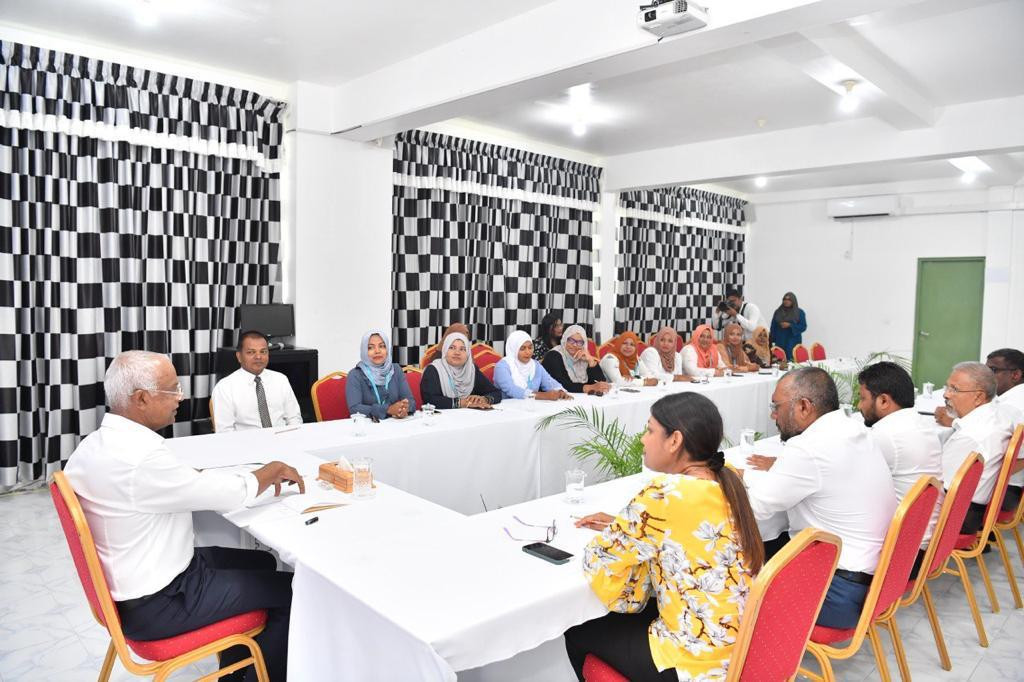 ރައީސުލްޖުމްހޫރިއްޔާ އައްޑޫސިޓީގެ އ.ތ.މ ކޮމެޓީއާ ބައްދަލުކުރެއްވުން