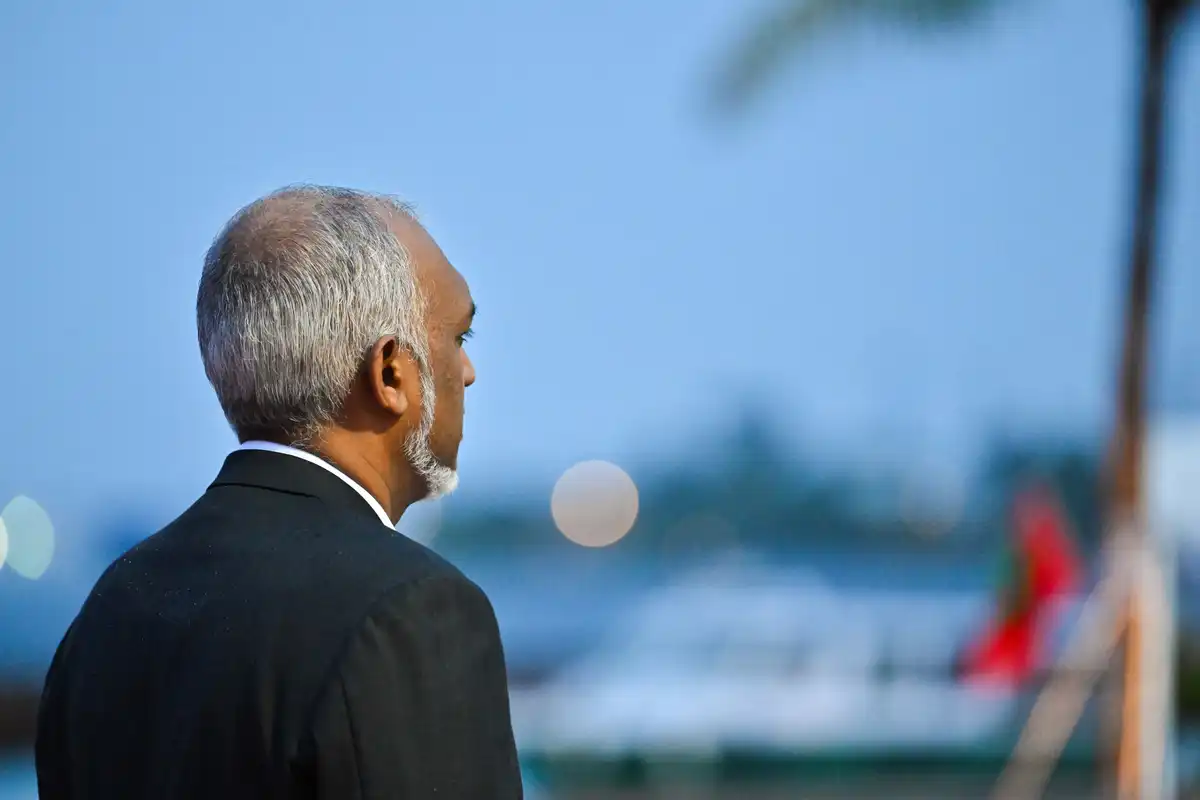 ޤައުމީ ދުވަހުގެ ދިދަ ނެގުމުގެ ރަސްމިއްޔާތުގައި ރައީސް މުއިއްޒު ބައިވެރިވެވަޑައިގަންނަވަނީ