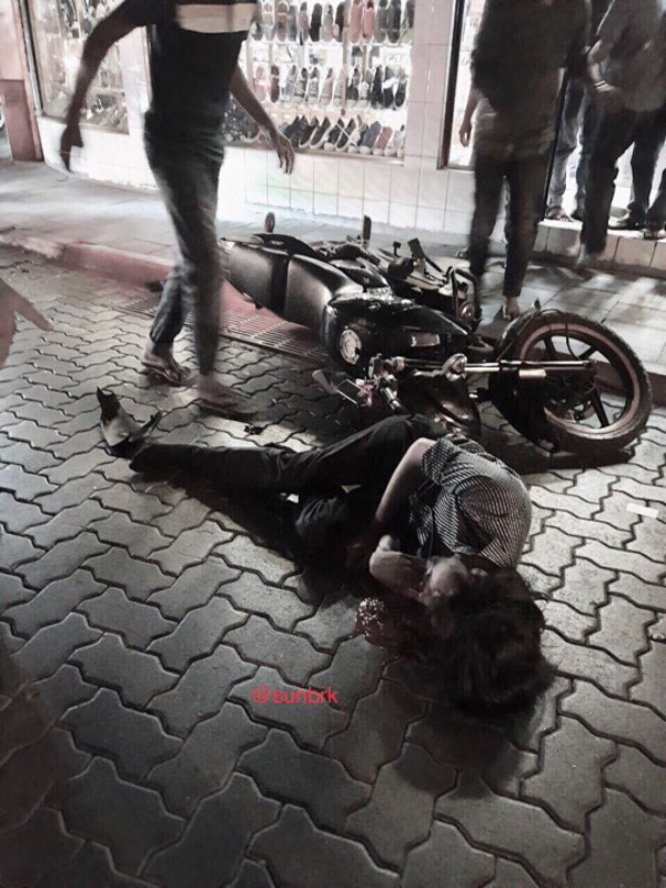 ހޮނިހިރުދުވަހުގެ ރޭ ހިނގި އެކްސިޑެންޓްގައި އަނިޔާވެފައިވާ ފަރާތެއް