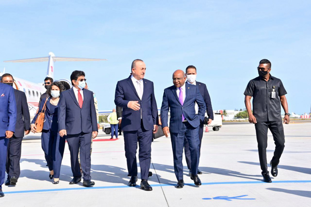 ތުރުކީގެ ފޮރިން މިނިސްޓަރ ރާއްޖެ ވަޑައިގެންނެވުން